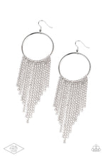 Load image into Gallery viewer, Streamlined Shimmer - White Earring