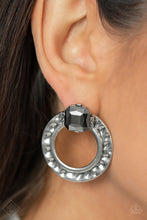 Load image into Gallery viewer, Smoldering Scintillation - Silver Earring