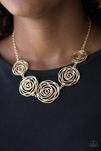 Rosy Rosette - Gold