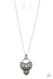 Load image into Gallery viewer, Paparazzi Solar Energy - White Stones - Necklace
