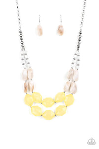 Seacoast Sunset Yellow Necklace