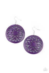 Ocean Canopy - Purple Earring