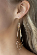 Load image into Gallery viewer, Shape Shifting Shimmer - Gold Earring
