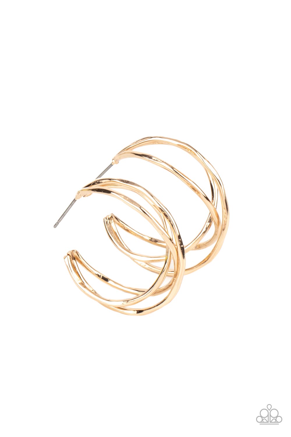 City Contour - Gold Earring