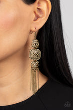 Load image into Gallery viewer, Eastern Elegance - Brass Earring
