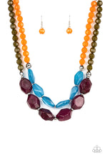 Load image into Gallery viewer, Tropical Trove - Purple Necklace
