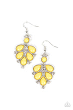 Load image into Gallery viewer, Transcendental Teardrops - Yellow Earring
