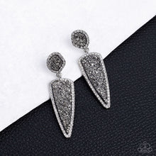 Load image into Gallery viewer, Druzy Desire - Silver Earring
