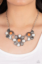 Load image into Gallery viewer, Aquatic Garden - Orange Necklace
