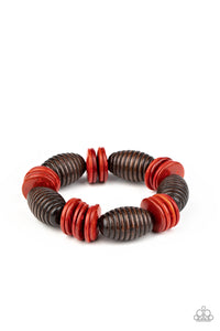 Caribbean Castaway Red Bracelet