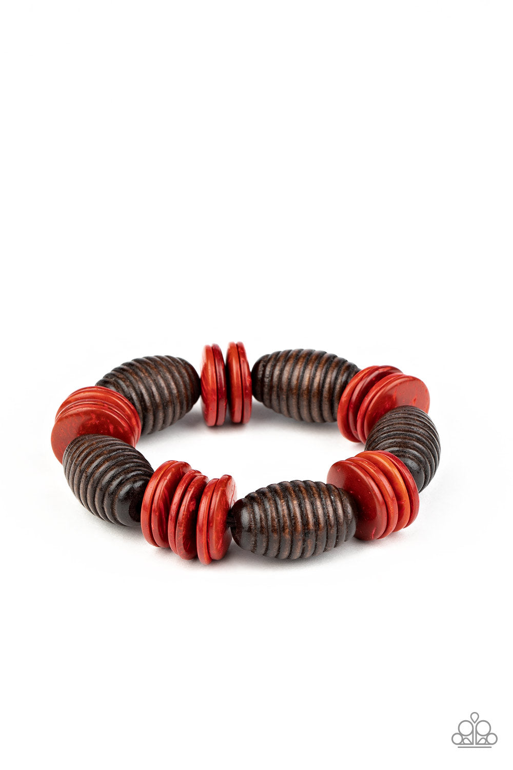 Caribbean Castaway Red Bracelet