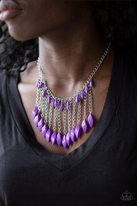 Venturous Vibes Purple Necklace