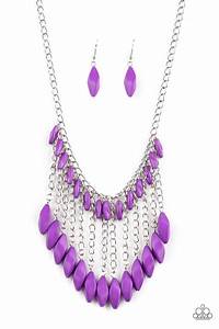 Venturous Vibes Purple Necklace